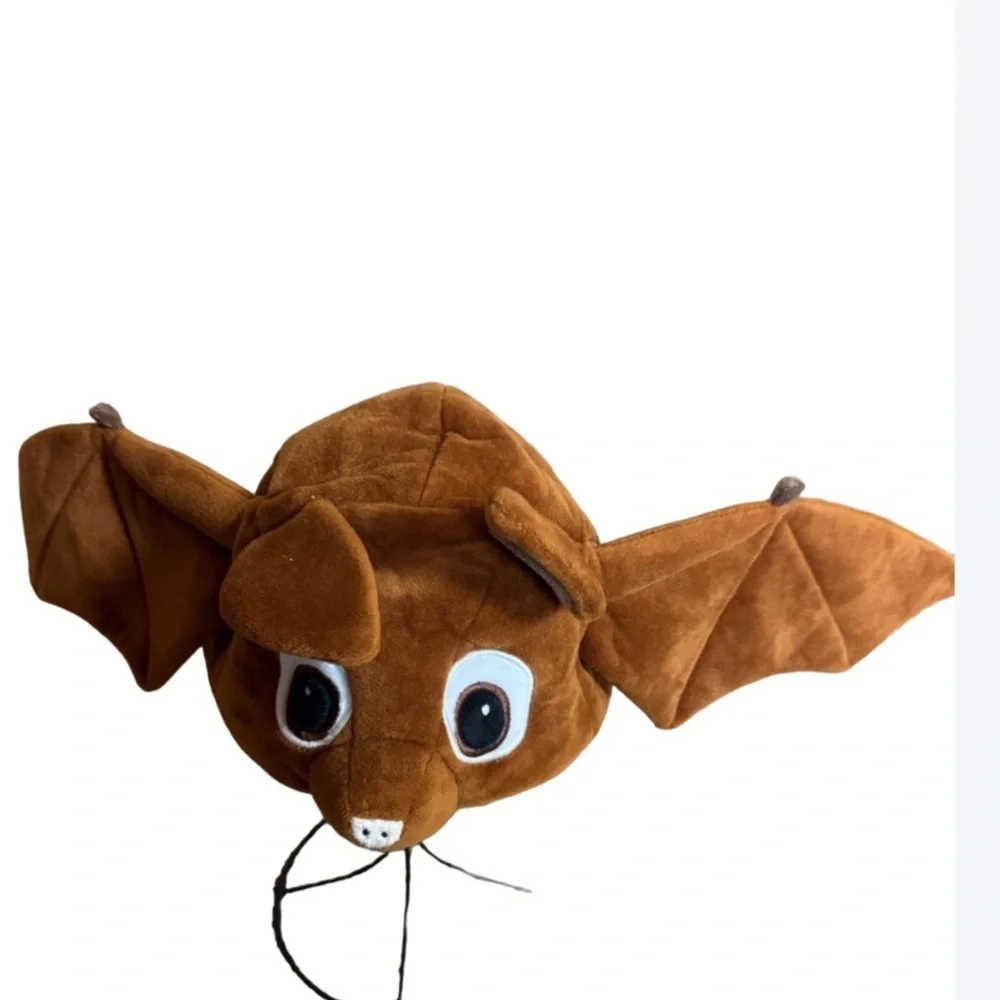 Ecopals plush brown bat hat New with tag